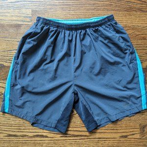 Nike men's lined dry-fit running shorts 7 inch inseam size Medium